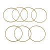 7Pcs Vacuum Plating PVD Vacuum Plating 201 Stainless Steel Bangles Sets BJEW-F476-06G-02-3