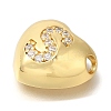 Rack Plating Brass Micro Pave Cubic Zirconia Pendants KK-I722-04G-S-2