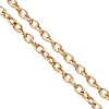 Adjustable 2MM 304 Stainless Steel Cable Chain Bracelet Makings AJEW-JB01538-3