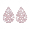 430 Stainless Steel Filigree Pendants X-STAS-S108-15D-2