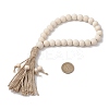 Handmade Wood Beads Door Hanging Ornaments HJEW-JM02971-3