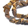 Raw Rough Natural Tiger Eye Beads Strands G-I279-B18-3