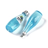 Transparent Resin Pendants RESI-D074-03-3