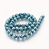 Electroplated Non-magnetic Synthetic Hematite Bead Strand G-E498-12B-02-2