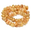 Heated Natural Citrine Beads Strands LS-G-RM250109-B2-5