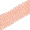 Transparent Glass Beads Strands EGLA-A044-T1mm-MD21-1