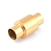 Ion Plating(IP) 304 Stainless Steel Magnetic Clasps with Glue-in Ends STAS-F276-04G-2