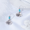 1Pair Alloy Hoop Earrings EJEW-LP0012-04AS-3