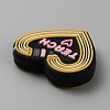 Food Grade Eco-Friendly Silicone Focal Beads LS-SIL-WH0006-26C-01-2