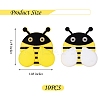 10Pcs 2 Styles Bee Silicone Beads JX692A-2