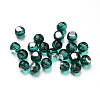 Faceted Round Glass Cabochons GGLA-L008B-M-3
