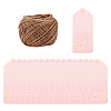 Jewelry Display Kraft Paper Price Tags and Jute Twine CDIS-TA0001-06D-3
