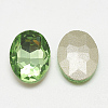 Pointed Back Glass Rhinestone Cabochons RGLA-T080-10x14mm-19-2