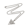 201 Stainless Steel Pendant Necklaces for Women NJEW-U018-01P-06-2