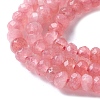 Dyed Natural Malaysia Jade Rondelle Beads Strands G-E316-2x4mm-66-3