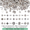 15 Strands 15 Style Tibetan Style Flower Alloy Bead Strands TIBEB-PH0004-93-2