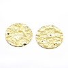 Brass Pendants KK-P155-14G-NR-2