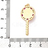 Brass Micro Pave Cubic Zirconia Pendants LS-KK-U076-04G-04-3