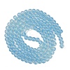 Baking Paint Glass Beads Strands LS-DGLA-Q023-10mm-DB46-4