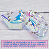 2Pcs Iridescent Roller Skate Toe Guard AJEW-GF0005-32-4