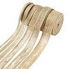 6Rolls 6 Styles Braided Burlap Ribbon OCOR-YW0001-22-2