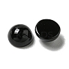 Natural Black Stone Cabochons G-Q173-01B-17-2
