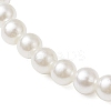 3Pcs ABS Plastic Imitation Pearl Beads Stretch Bracelets for Women BJEW-JB11869-5
