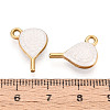304 Stainless Steel Enamel Pendants STAS-N124-13G-3