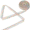 5 Yards Flower Polyester Lace Ribbon OCOR-GF0004-95C-1