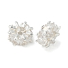 Brass Micro Pave Cubic Zirconia Spacer Beads KK-U045-16S-2
