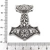 316 Surgical Stainless Steel Pendants STAS-Z073-02AS-04-3