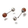 201 Stainless Steel Ear Plugs Gauges EJEW-C118-08P-05-2