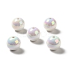UV Plating Rainbow Iridescent Acrylic Beads LS-X-PACR-D070-01F-1