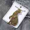 Persian Cat Alloy Brooches JEWB-Q004-03AG-2