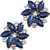 2Pcs Detachable Glass Rhinestone Shoe Decoration DIY-FG0003-29-1