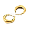 304 Stainless Steel Hoop Earrings EJEW-K271-02C-G-2
