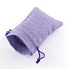 Burlap Packing Pouches Drawstring Bags ABAG-Q050-10x14-03-2