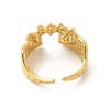 Ion Plating(IP) 304 Stainless Steel Gothic Bat Open Cuff Ring for Women LS-RJEW-E066-01G-3