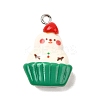 Christmas Opaque Resin Pendants FIND-I057-04P-01-1