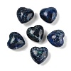 Dyed Natural Imperial Jasper Heart Palm Stone G-Q021-03A-1