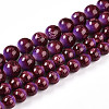 Baking Paint Glass Beads Strands DGLA-N008-10mm-04-2