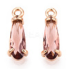 Faceted Glass Pendants X1-GLAA-T010-004G-1