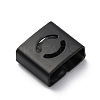 Ion Plating(IP) 304 Stainless Steel Square Slide Charms STAS-L132-26O-B-2