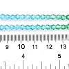 Gradient Color Baking Paint Glass Bead Strands DGLA-A039-T2mm-A018-5