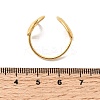 304 Stainless Steel Open Cuff Rings for Women RJEW-K313-16G-5