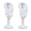 2Pcs Resin Imitation Ear Jewelry Display Stands ODIS-FG0001-89A-1