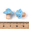 Handmade Lampwork Bumpy Beads Strands LAMP-A004-06F-3