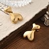304 Stainless Steel Stud Earrings STAS-Z112-21G-2