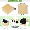 12Pcs Square Cardboard Earring Jewelry Gift Boxes AJEW-TA0001-78-4