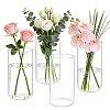 Column Glass Vase Ornaments AJEW-WH0696-770C-1